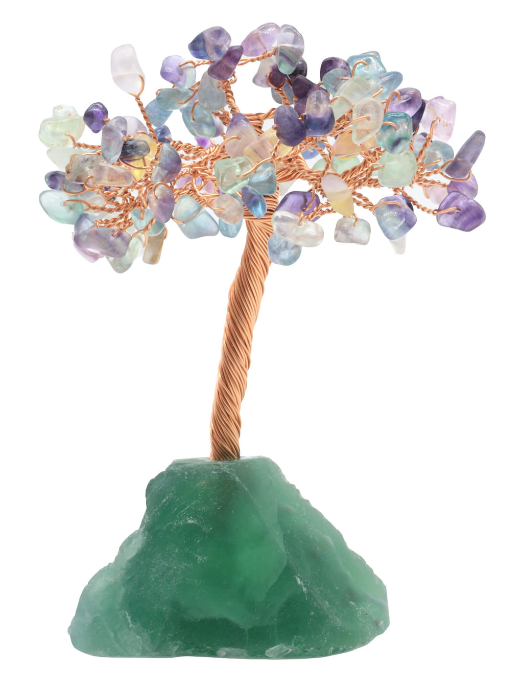 Arbre du Bonheur Fluorite base Fluorite 14cm