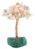 Arbre du Bonheur Morganite base Fluorite 14cm