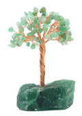 Arbre du Bonheur Aventurine Verte base Fluorite 14cm
