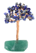 Arbre du Bonheur Lapis Lazuli base Fluorite 14cm