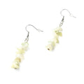 Boucles d'oreilles pierre naturelle perles de jade