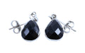 Boucles d'oreilles Argent 925 'Ondée Argentée' - Onyx