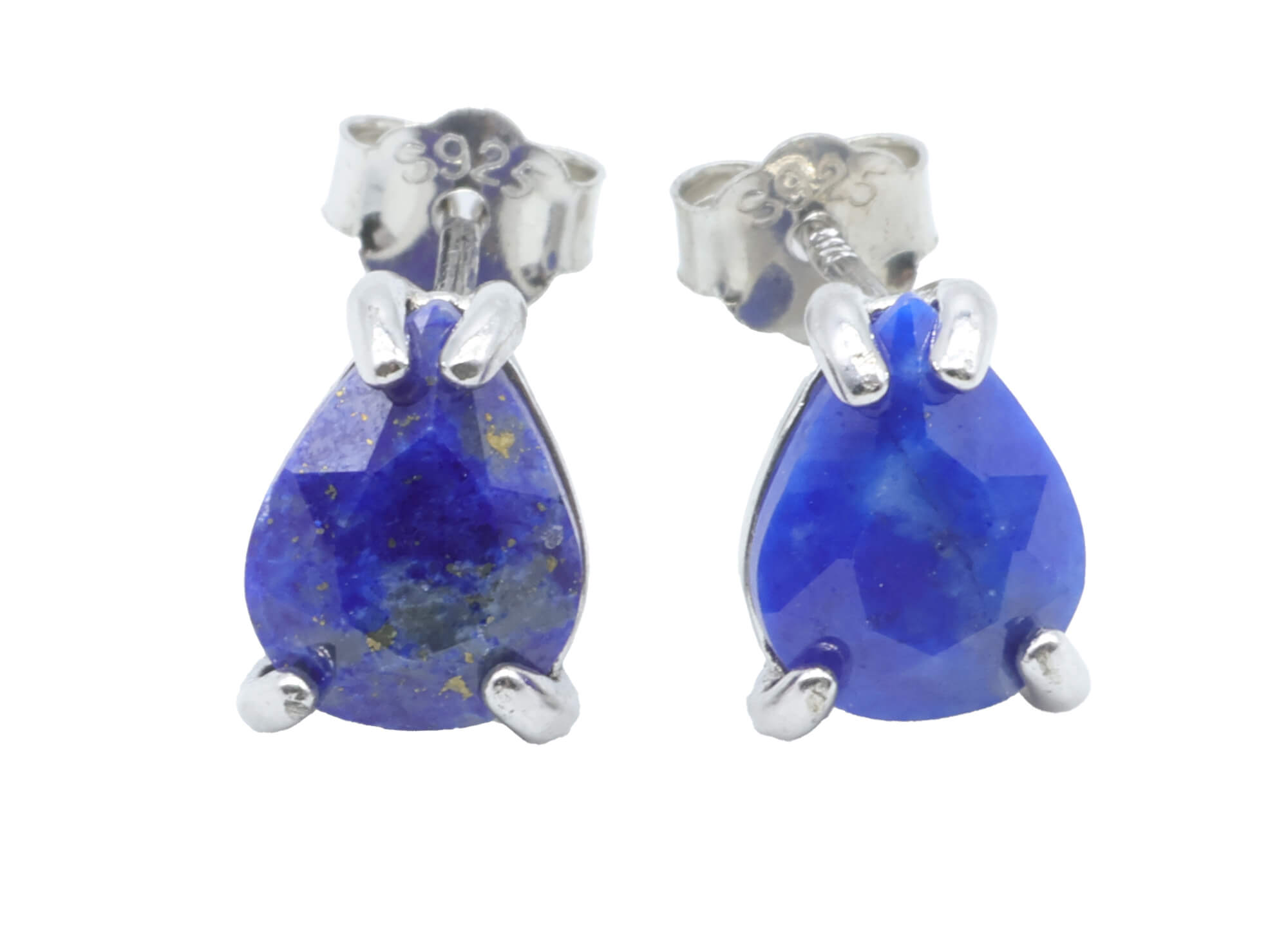 Boucles d'oreilles Argent 925 Lapis Lazuli Larme