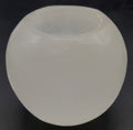 Bougeoir Sélénite Rond Poli 8cm