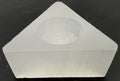 Bougeoir Sélénite Triangle 8cm