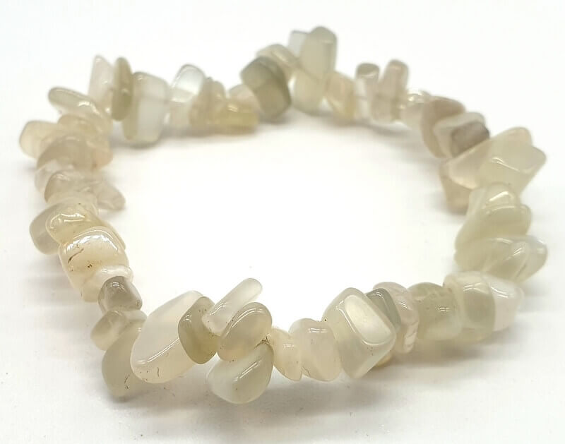 Bracelet Baroque Pierre de Lune Blanche