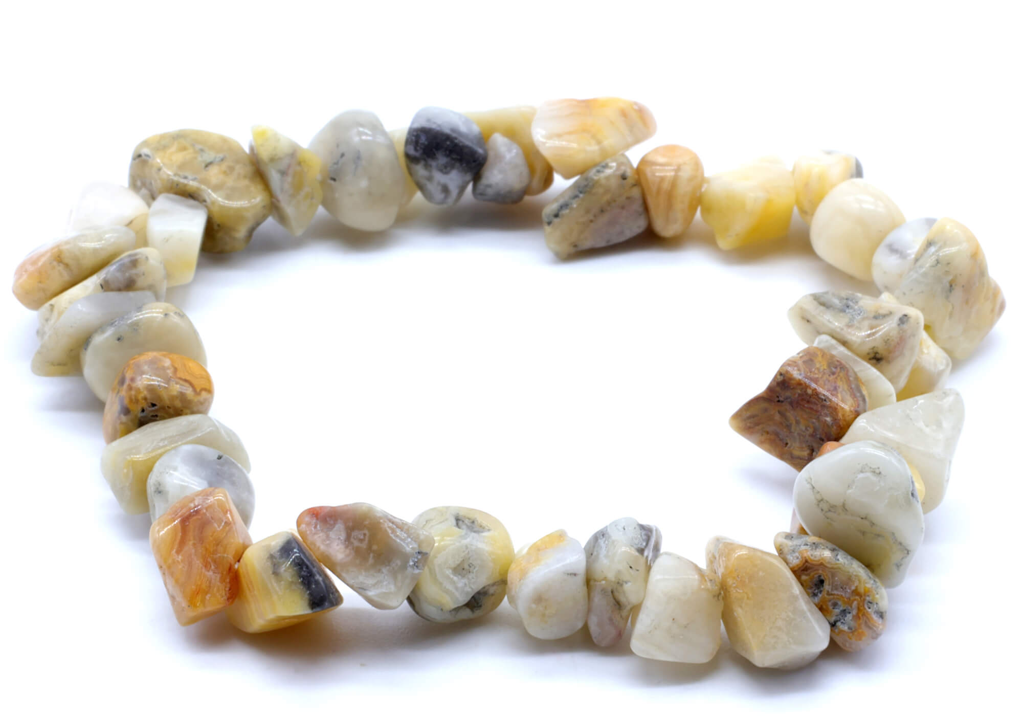 Bracelet Baroque Agate Crazy Lace