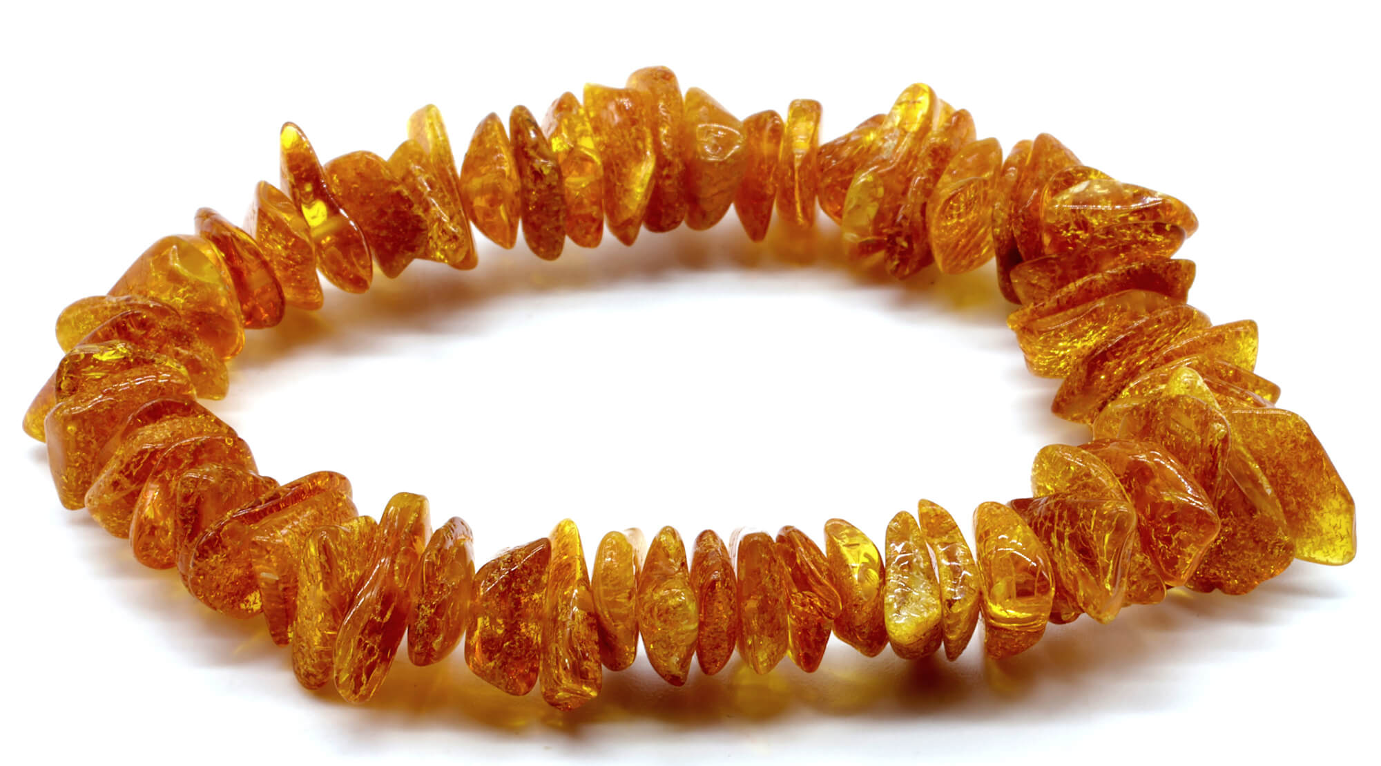 Bracelet Baroque Ambre Claire Russie