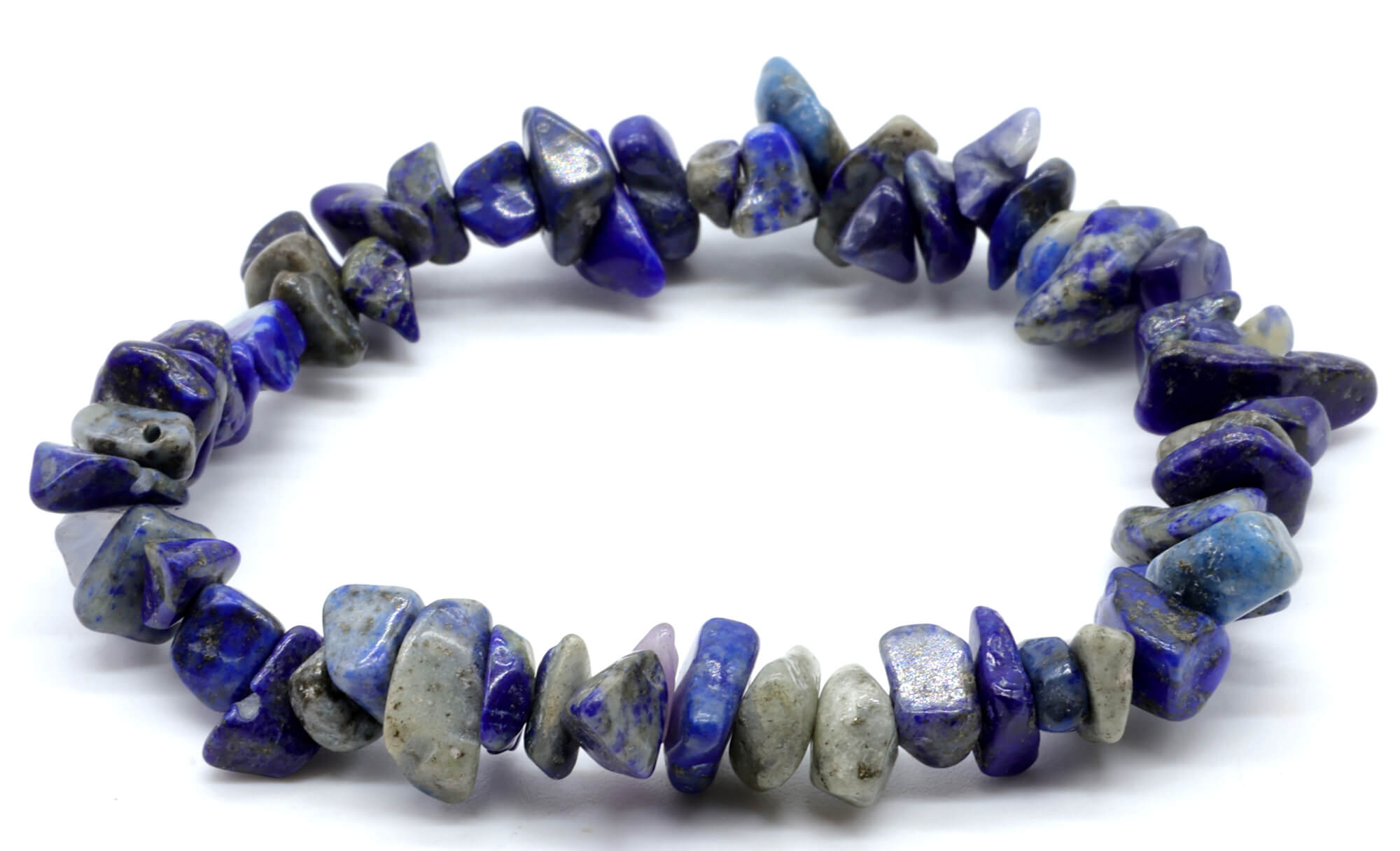 Bracelet Baroque Lapis Lazuli 'B'