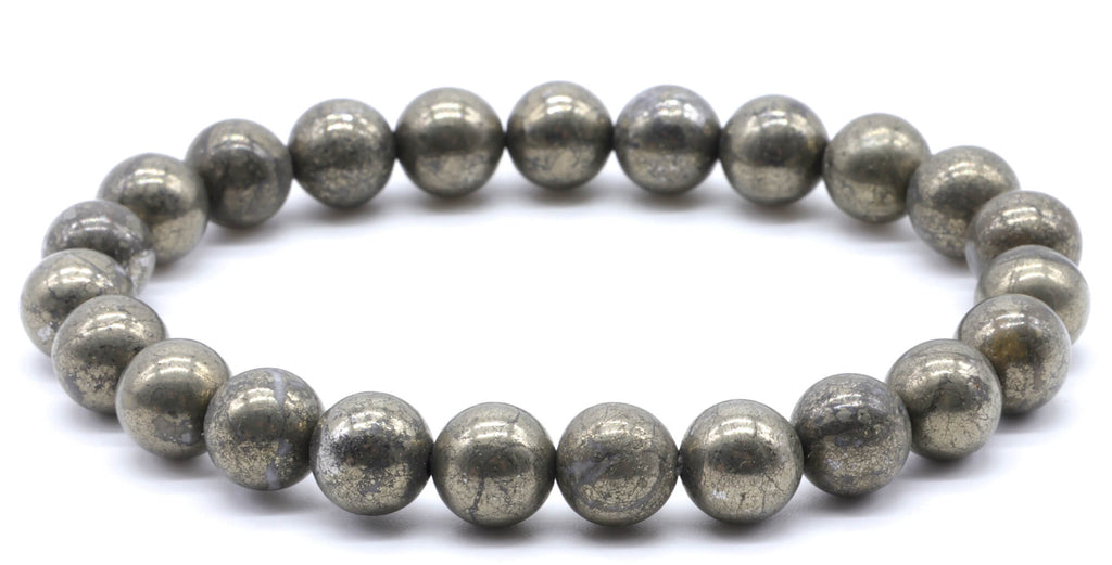 Bracelet Pyrite perles 8mm