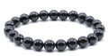 Bracelet Tourmaline Noire perles 8mm