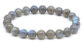 Bracelet Labradorite 'AA' perles 8mm