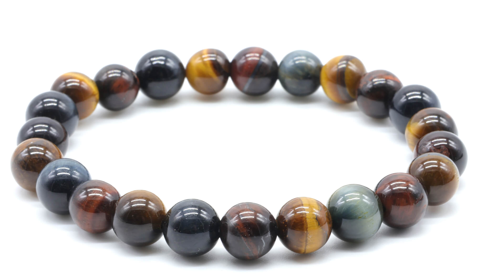 Bracelet Protection Tigre Taureau Faucon 8mm