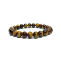 Oeil de Tigre Bracelet en Perles de Pierre Naturelle 8mm