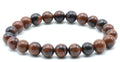 Bracelet Obsidienne Mahogany perles 8mm