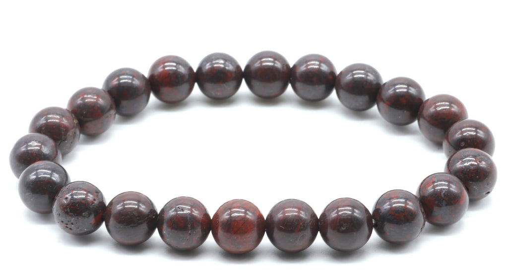 Bracelet Jaspe Arc-en-ciel perles 8mm