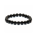 Tourmaline Noire Bracelet en Perles de Pierre Naturelle 8mm