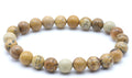Bracelet Jaspe Paysage perles 8mm
