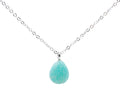 Collier Argent 925 Amazonite Goutte