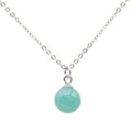 Collier Argent 925 Amazonite Boule