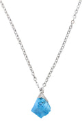 Collier Argent 925 'Cristal Sauvage' - Turquoise Pure