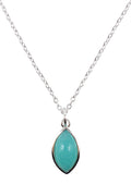 Collier Argent 925 'Larme Argentée' - Amazonite