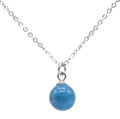 Collier Argent 925 Apatite Boule