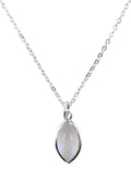 Collier Argent 925 'Larme Argentée' - Pierre de Lune