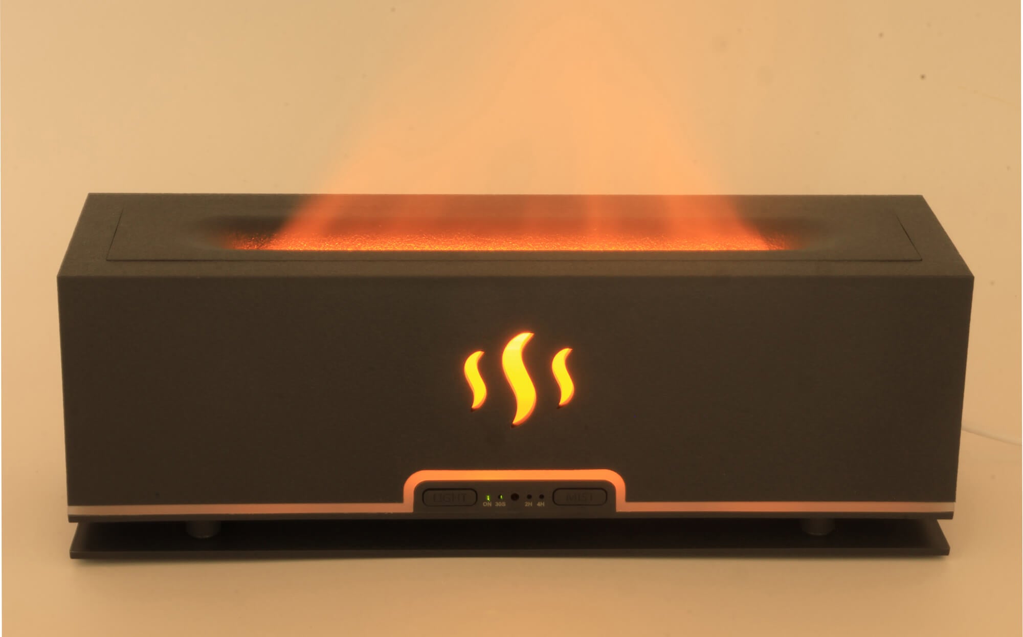 Diffuseur HE Rectangle Noir Flamme 25cm