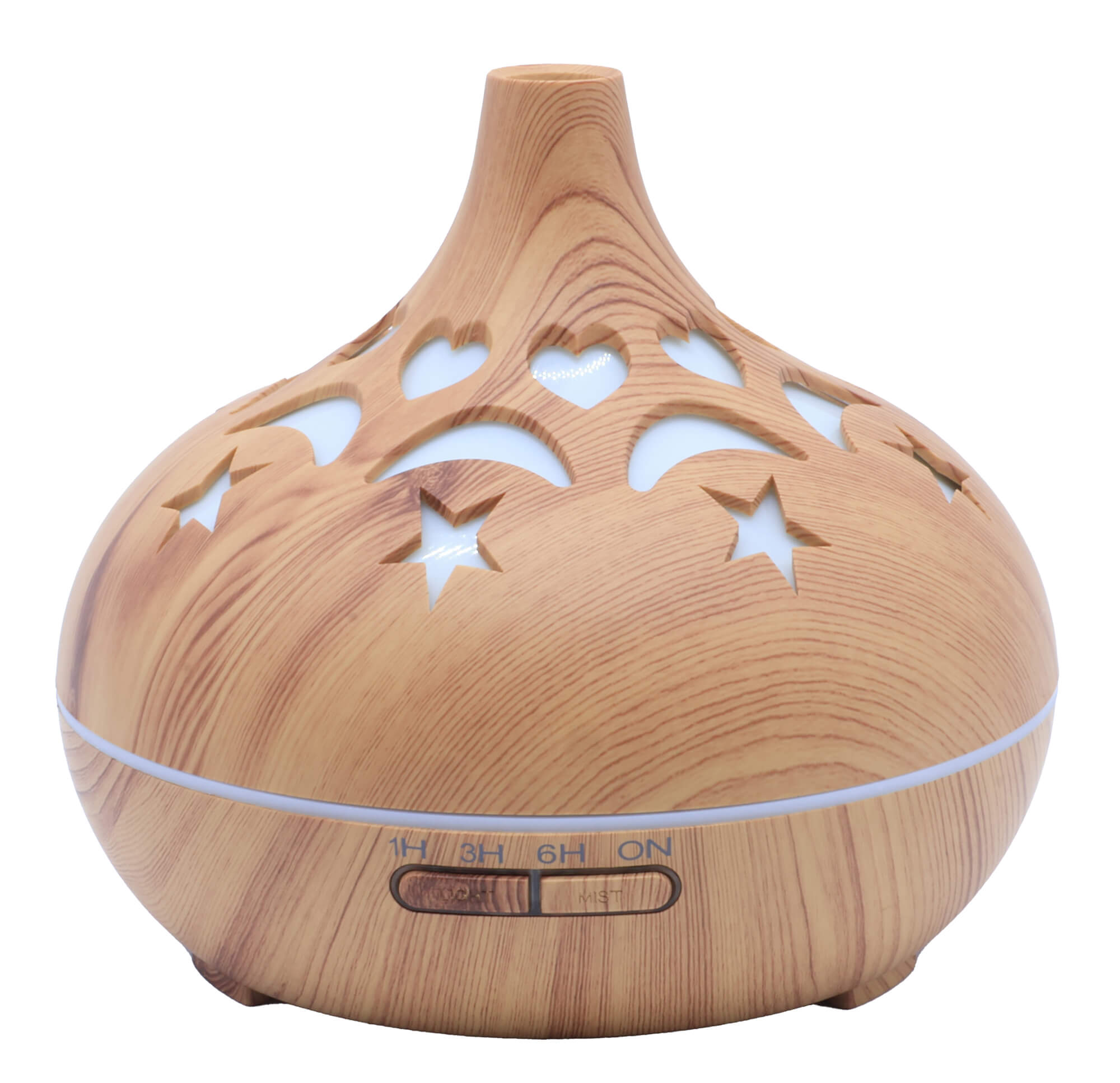 Diffuseur HE Bois Coeur Lune Etoile 17cm