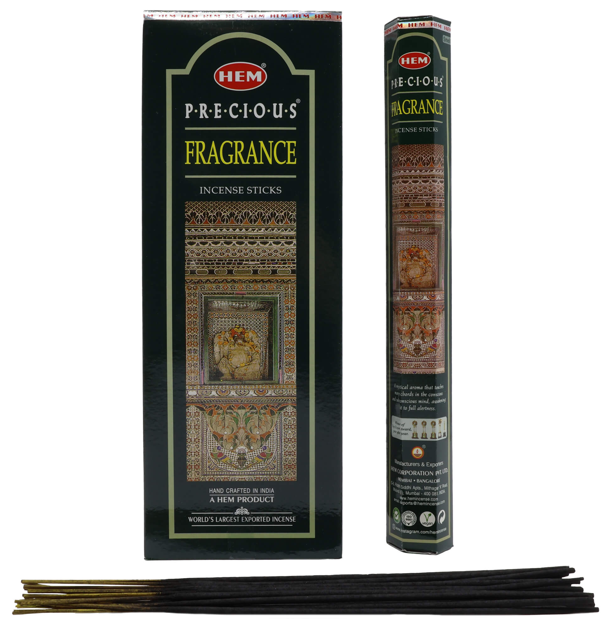 Encens HEM Precious Fragrance - Boîte de 6 Paquets de 20g