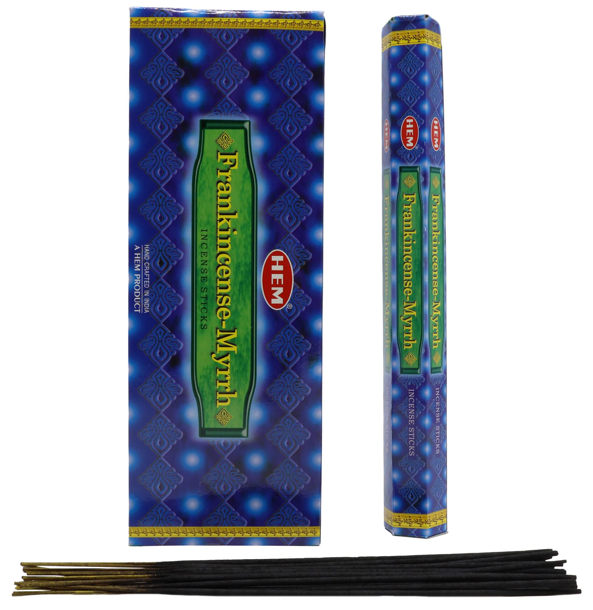 Encens HEM Frankincense & Myrrhe boîte de 6 paquets de 20g