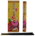 Encens HEM Rose Miel boîte de 6 paquets de 20g