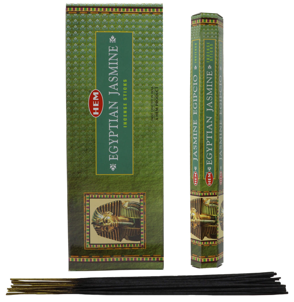 Encens HEM Jasmin Egyptien boîte de 6 paquets de 20g