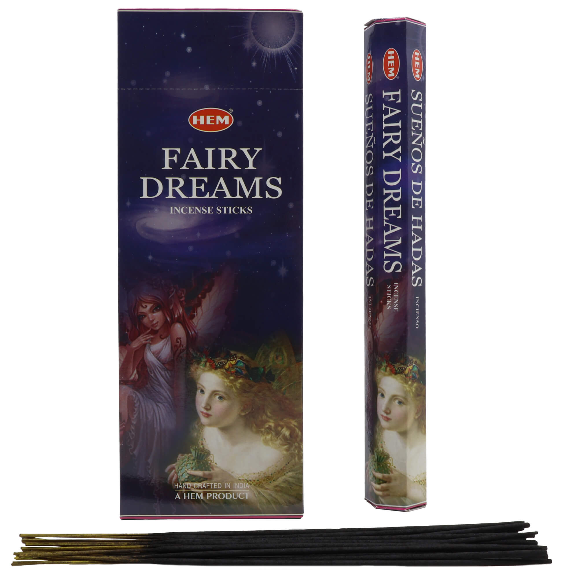 Encens HEM Rêves Féériques boîte de 6 paquets de 20g