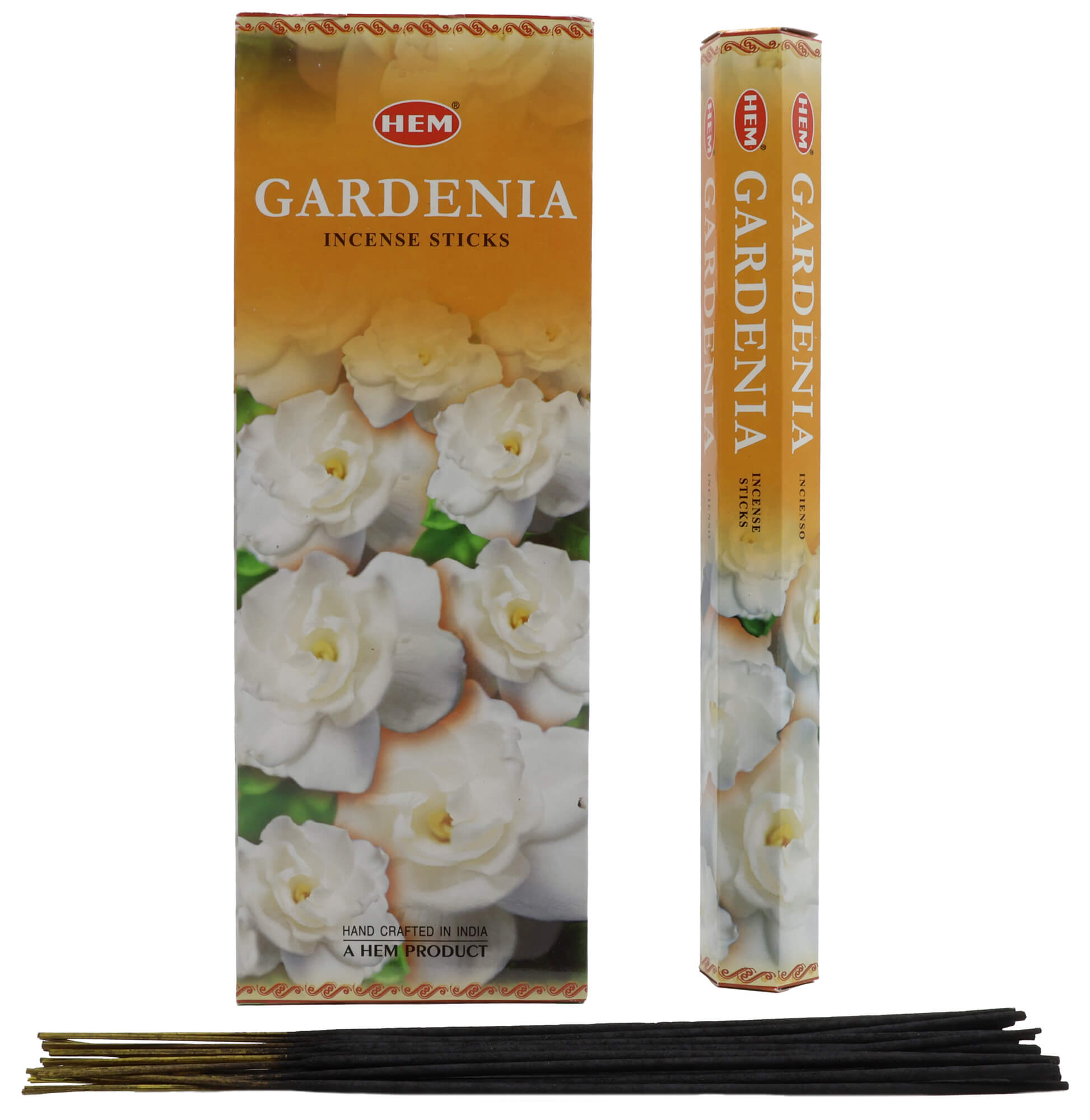 Encens HEM Gardenia boîte de 6 paquets de 20g