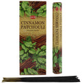 Encens HEM Patchouli Cannelle - Boîte de 6 Paquets de 20g