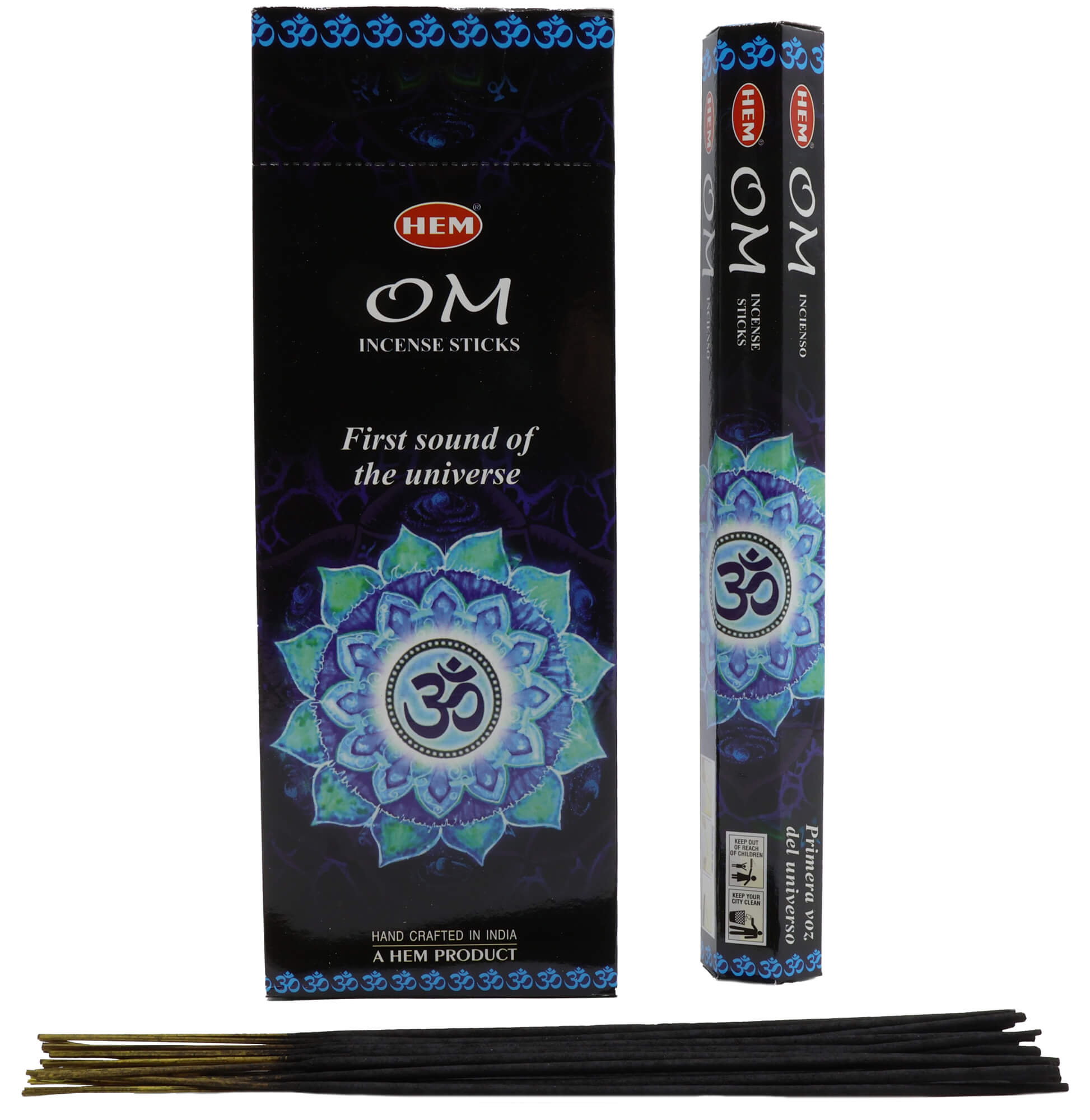 Encens HEM Om - Boîte de 6 Paquets de 20g
