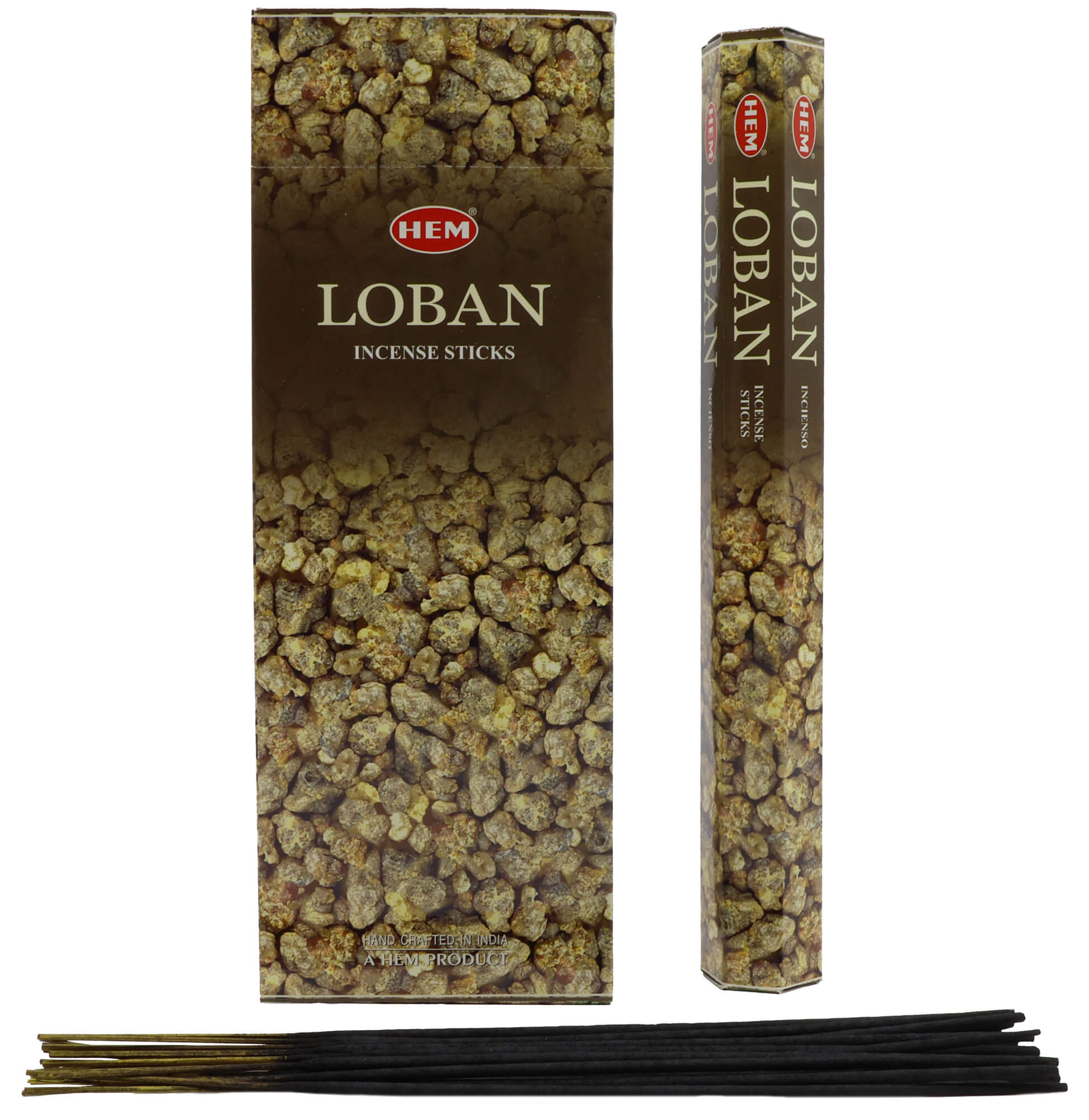 Encens HEM Oliban - Boîte de 6 Paquets de 20g