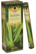 Encens Krishan Eucalyptus - Boîte de 6 paquets de 20g