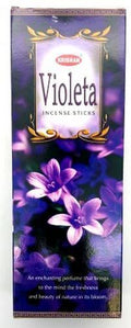 Encens Krishan Violette - Boîte de 6 Paquets de 20g