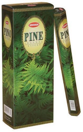 Encens Krishan Pin - Boîte de 6 paquets de 20g