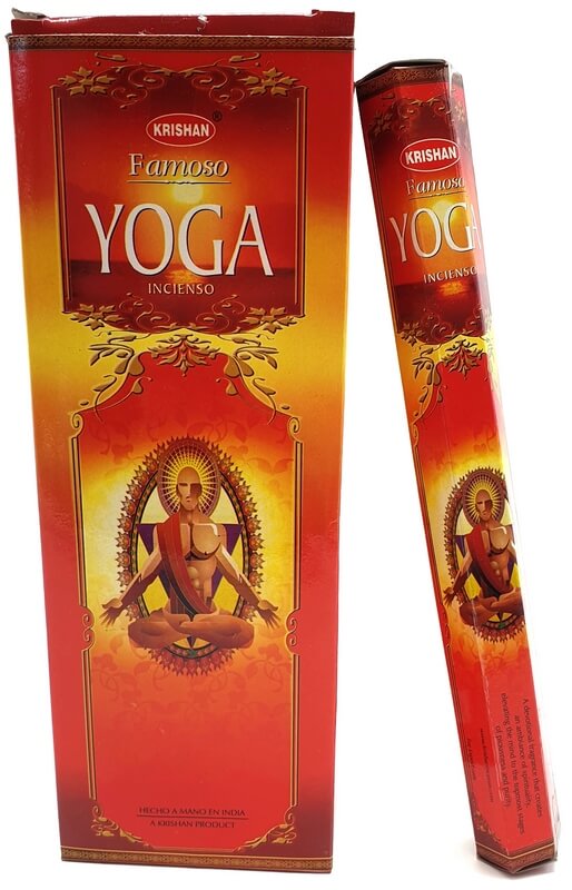 Encens Krishan Yoga - Boîte de 6 Paquets de 20g