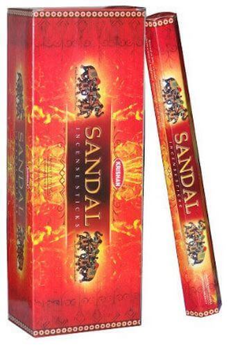 Encens Krishan Santal - Boîte de 6 paquets de 20g
