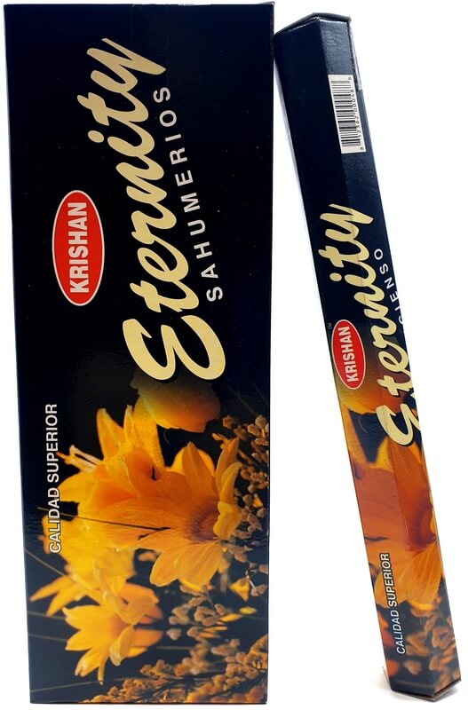 Encens Krishan Éternité - Boîte de 6 paquets de 20g