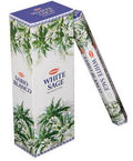 Encens Krishan Sauge Blanche - Boîte de 6 paquets de 20g