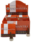 Encens Golden Cônes Nag Mantra - Boîte de 12 Paquets