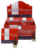 Encens Golden Cônes Nag Champa - Boîte de 12 Paquets