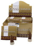 Encens Golden Cônes Chandan - Boîte de 12 Paquets