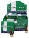 Encens Golden Cônes Nag Forest - Boîte de 12 Paquets